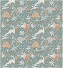 Ekelund - Babyfilt Dinosarius 70 x 75 cm