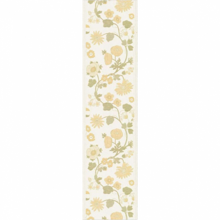 Löpare Solbacka 35 x 140 cm med solgula blommor