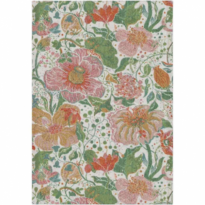 Handduk Fiona 35 x 50 cm med blommor i varma mjuka färger