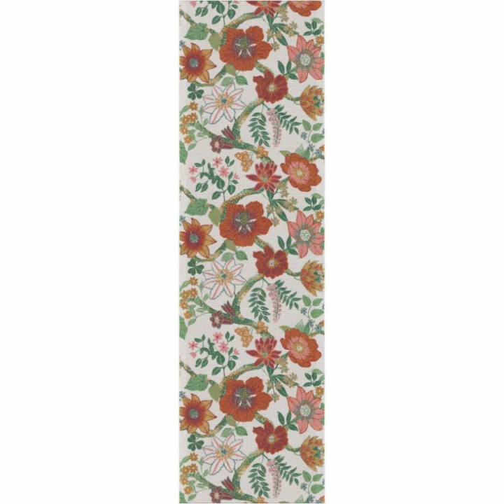 Broby bordslöpare i färgrikt blommönster