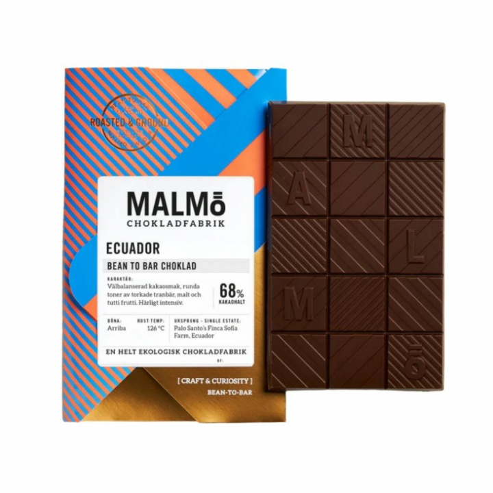 Ekologisk vegansk choklad 68 procent från Ecuador