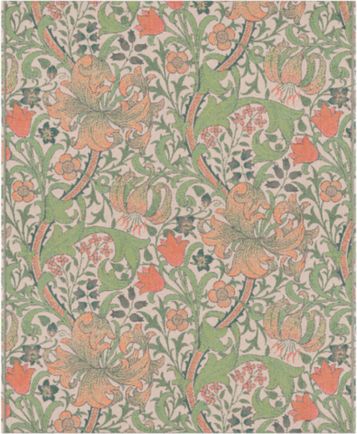 Ekelund - Pläd Golden Lily William Morris Collection