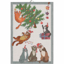 Ekelund - Handduk Purr-fect Christmas 35 x 50 cm