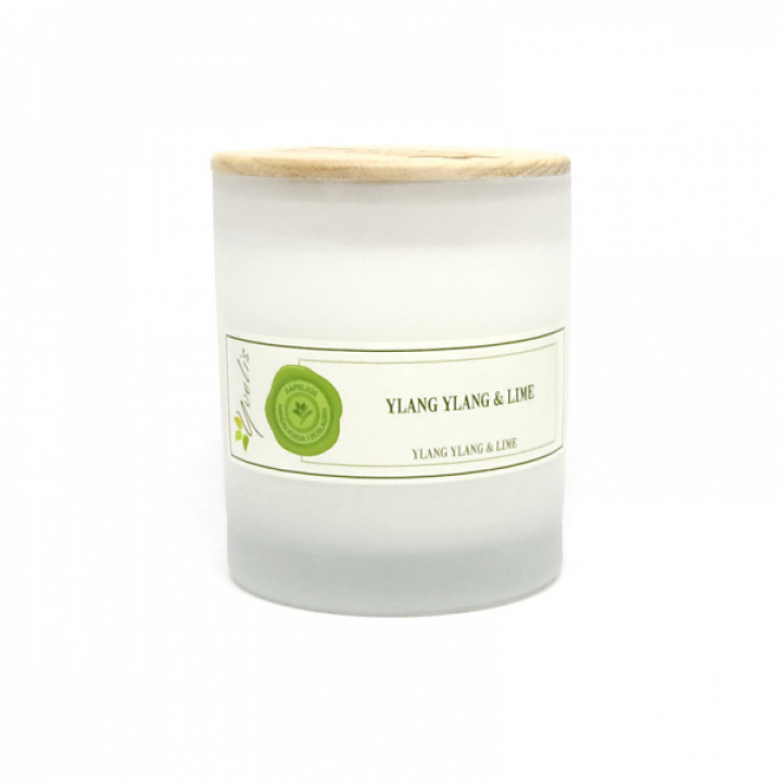 Yvelis Eteriskt Doftljus av Rapsvax Ylang Ylang & Lime, Mellan ca 180 g