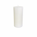 Yvelis - Blockljus av Olivstearin Räfflade 70 mm, 15 cm