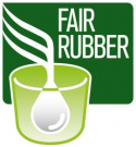 Fairzone - Badmatta av Naturgummi Oliv, Avlång