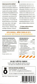 Malmö Chokladfabrik - Tegelserien Ekologisk Choklad Apelsinskal 65 %