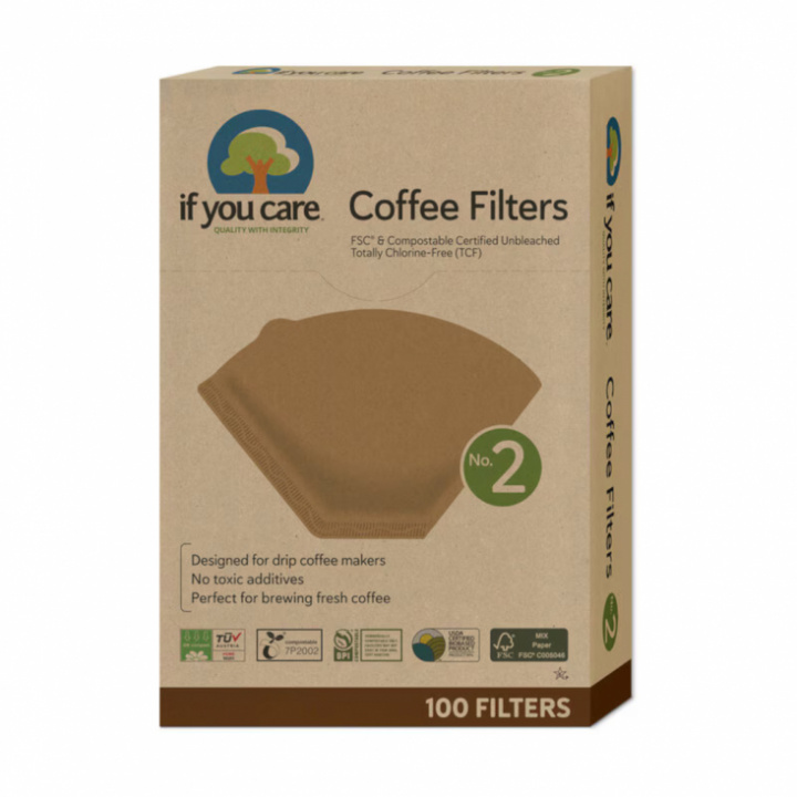 If You Care - Kaffefilter Nr 2 100 st