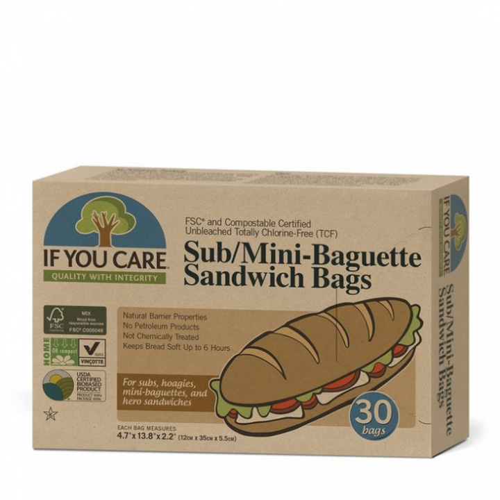 If You Care - Smörgås/Minibaguettepåse 30 st