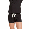 Boody - Pyjamasshorts i Bambu, Svart