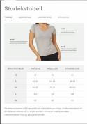 Boody - Rundhalsad Loose Fit T-shirt i Bambu Dam Svart