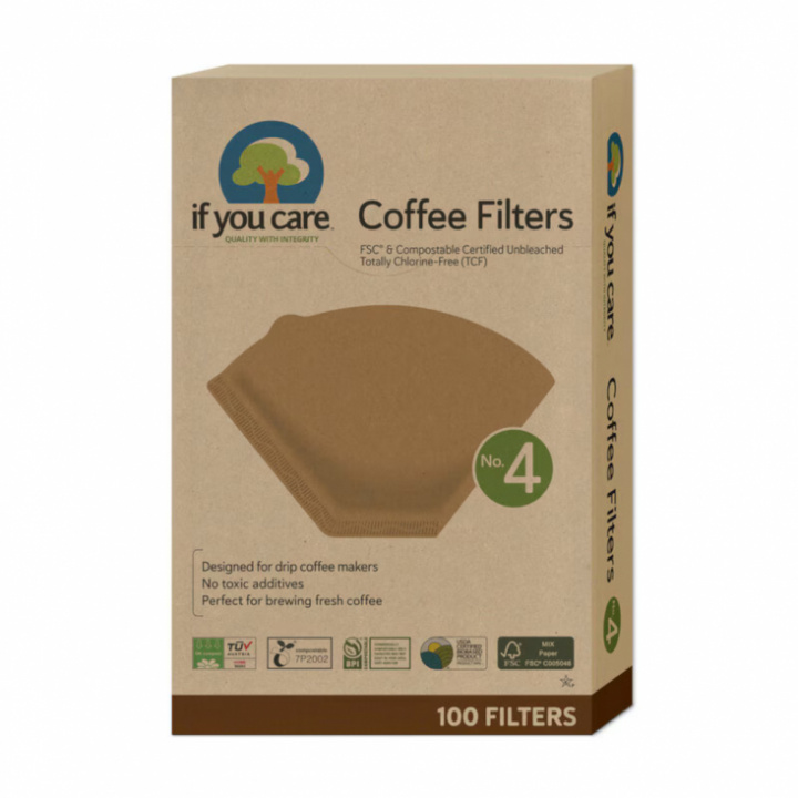 If You Care - Kaffefilter Nr 4 100 st