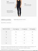 Boody - Motivate Tights i Bambu 3/4 Ben, Svart, XS