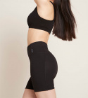 Boody - Motivate Tights i Bambu Korta Ben 12 cm, Svart