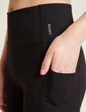 Boody - Motivate Tights i Bambu Korta Ben 12 cm, Svart