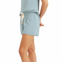 Boody - Pyjamasshorts i Bambu, Mineral Blue