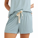 Boody - Pyjamasshorts i Bambu, Mineral Blue