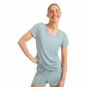 Boody - Pyjamas T-Shirt i Bambu Dam, Mineral Blue