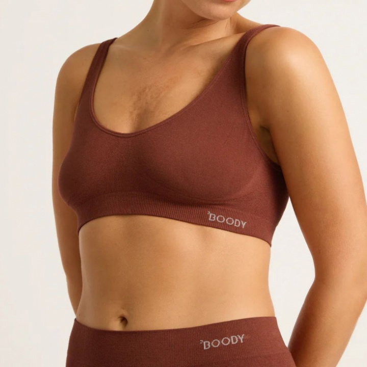 Boody - BH i Bambu Vadderad Rost