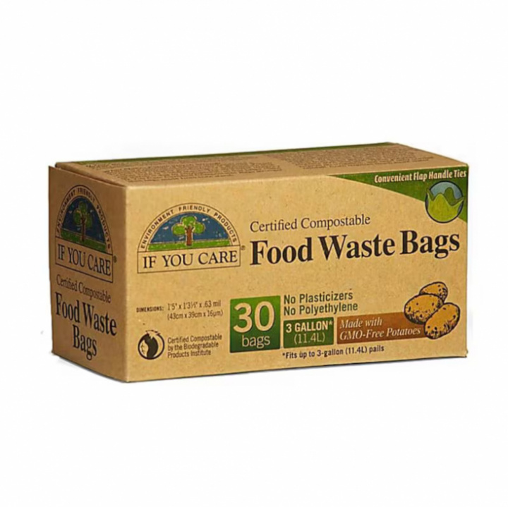 If You Care - Komposterbara Hushållsavfallspåsar 11,4 L