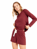 Boody - Pyjamasshorts i Bambu, Ruby
