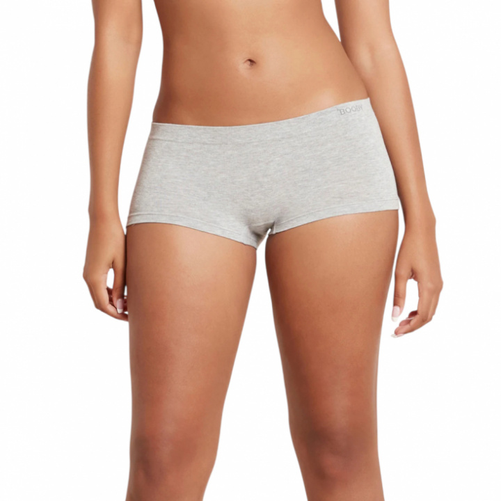 Boody - Trosa Boxer i Bambu Ljust Gråmelerad