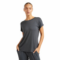 Boody - Rundhalsad Loose Fit T-shirt i Bambu Dam Storm