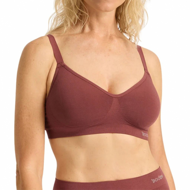 Rosa Rosewood T-shirt-BH i bambu för full byst