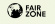 Fairzone - Badmatta av Naturgummi Vit, Avlng