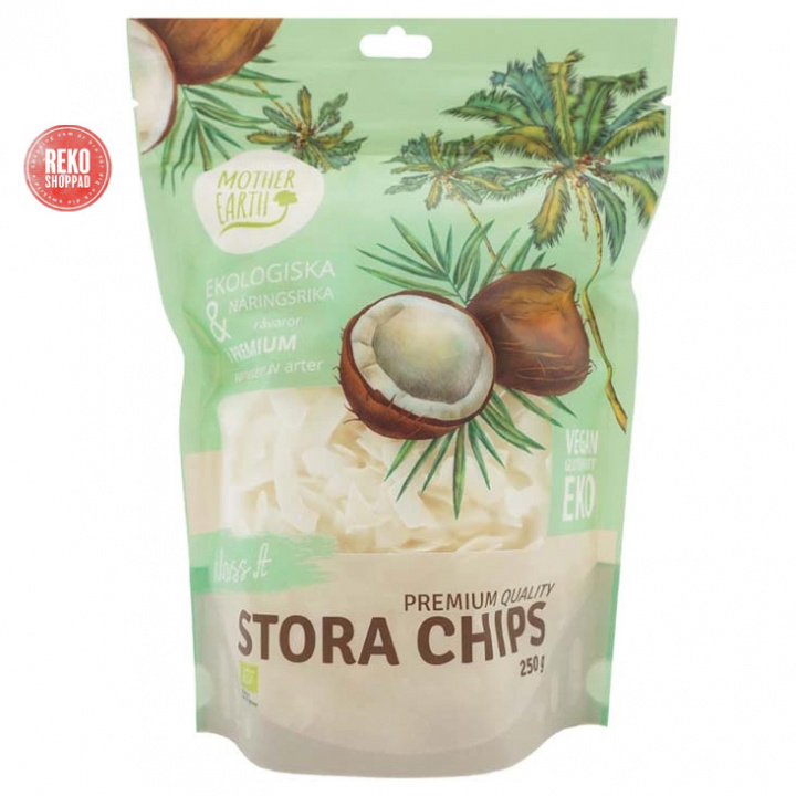 Rekofynda - Kokoschips premium EKO, 250g