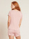 Boody - Pyjamas T-Shirt i Bambu Dam, Dusty Pink