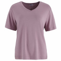 Wiges - V-ringad Topp i bambu/bomull, Mauve