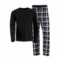 Wiges - Pyjamas i bambu/bomull, Herr, Svart