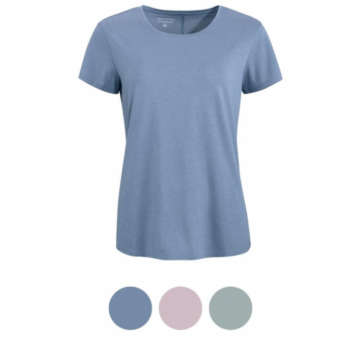 Rundhalsad t-shirt i enkel modell