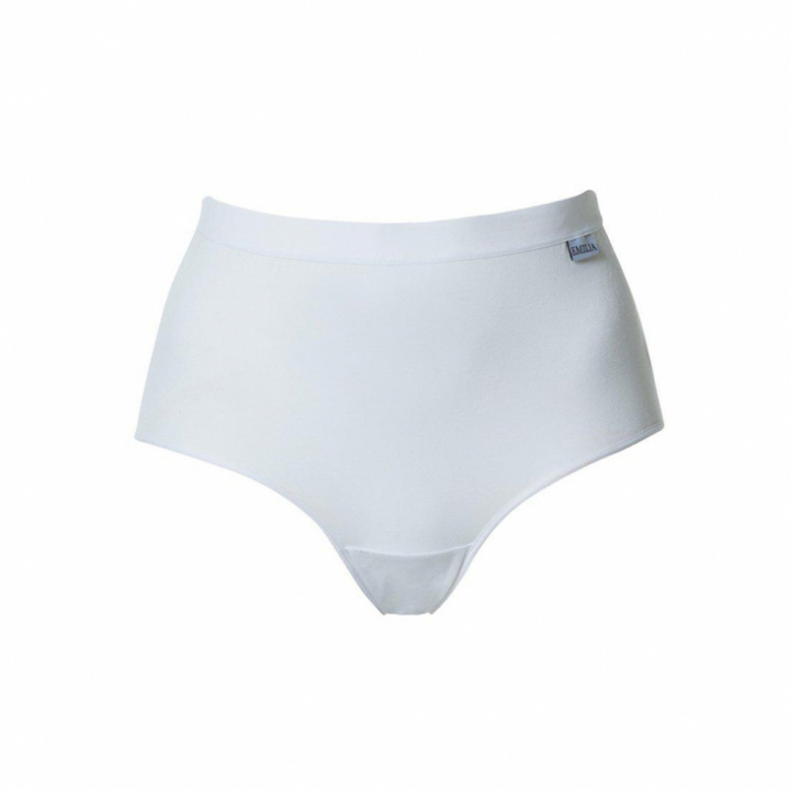 Emilia - Highwaisttrosa i Bambu Vit, M