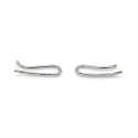 MNOP Jewelry - Örhängen Ear Climber Kort i Återvunnet Silver
