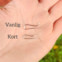 MNOP Jewelry - Örhängen Ear Climber Kort i Återvunnet Silver