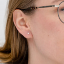MNOP Jewelry - Örhängen Asfalt Comfort i Återvunnet Silver