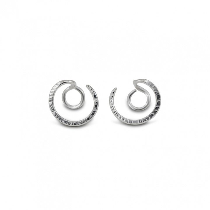 MNOP Jewelry - Örhängen Luna i Återvunnet Silver i gruppen Accessoarer / Smycken hos Rekoshoppen.se (63218)