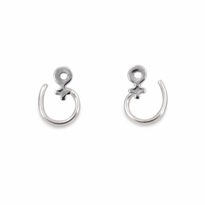 MNOP Jewelry - Mini Venus Comfort Örhängen i Återvunnet Silver