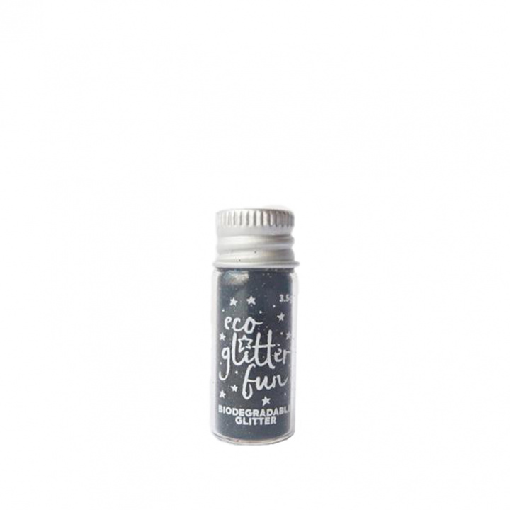 Eco Glitter Fun - Bioglitter SPARKLE, Fine Nero