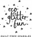 Eco Glitter Fun - Bioglitter SPARKLE, Fine Nero