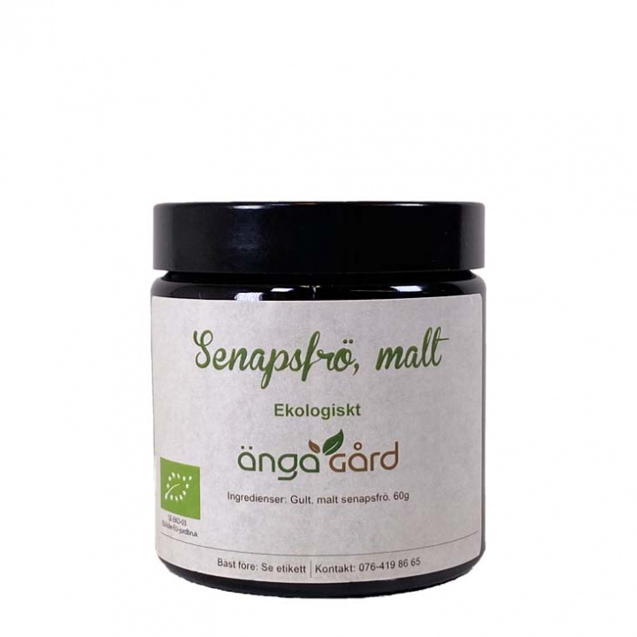 Änga Gård - Ekologiskt Senapsfrö Malt i gruppen Äta & Dricka / Skafferi / Salt & Kryddor hos Rekoshoppen.se (701028)