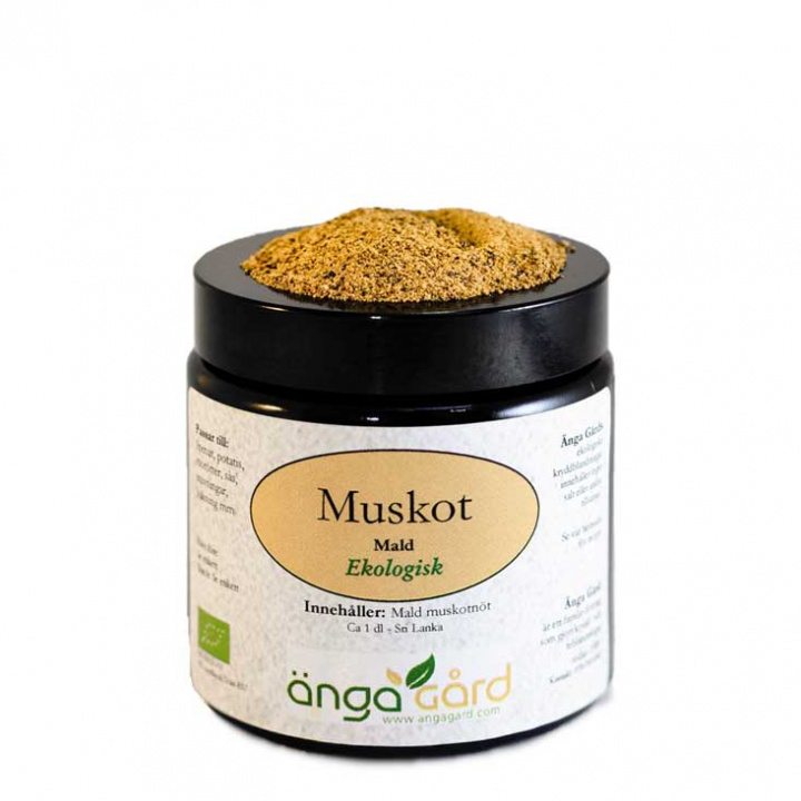 Änga Gård - Ekologisk Muskot Mald i gruppen Äta & Dricka / Skafferi / Salt & Kryddor hos Rekoshoppen.se (70343)