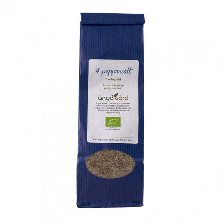 Änga Gård - Ekologisk 4-Pepparsalt, Refill i gruppen Äta & Dricka / Skafferi / Salt & Kryddor hos Rekoshoppen.se (7038-1)