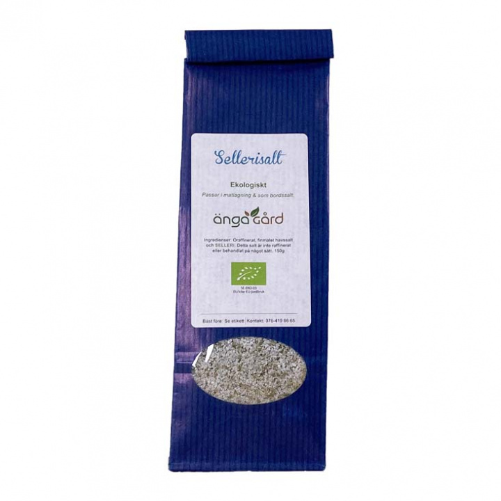 Änga Gård - Ekologiskt Sellerisalt, Refill i gruppen Äta & Dricka / Skafferi / Salt & Kryddor hos Rekoshoppen.se (704001-1)