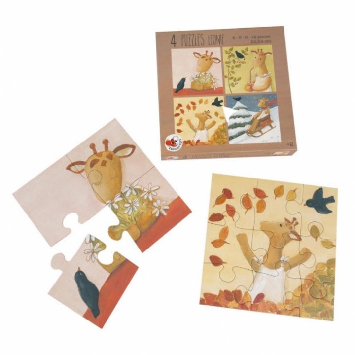 Egmont Toys - Pussel x 4, Leonie