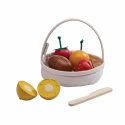 PlanToys - Lekmat i Trä Citrus Fruktkorg