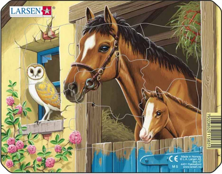 Larsen - Litet Rampussel Sto & Föl 7 bitar
