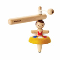 PlanToys - Snurrleksak, Ballerina i Trä 